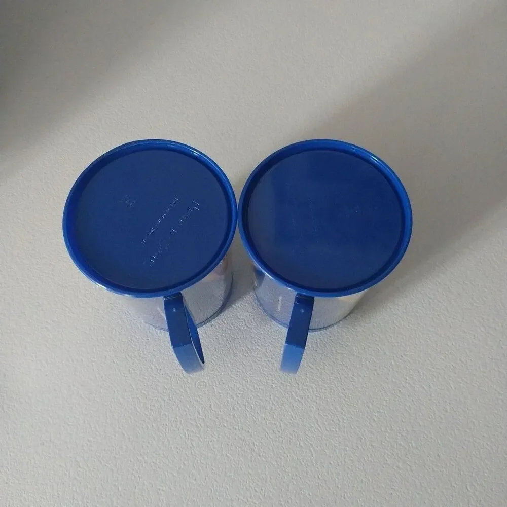 Vintage Camel Joe Camel 75th Anniversary Plastic Thermo Mugs Cups Set of 2